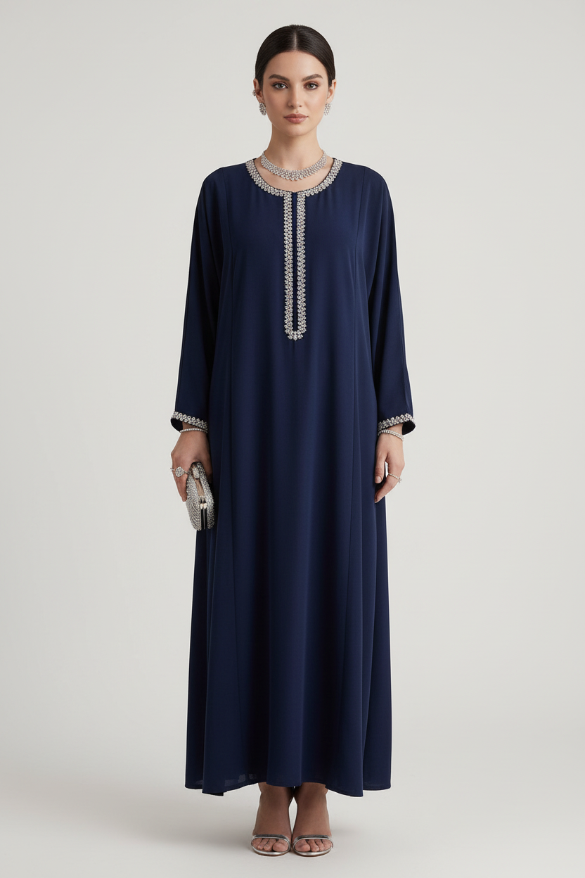 Navy Midnight Reverie Kaftan
