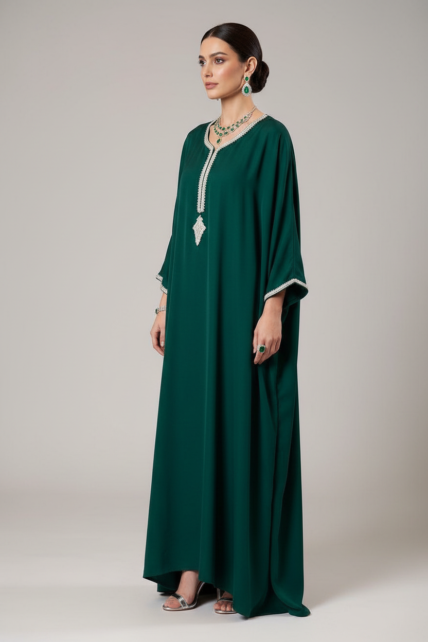 Emerald Dusk Kaftan