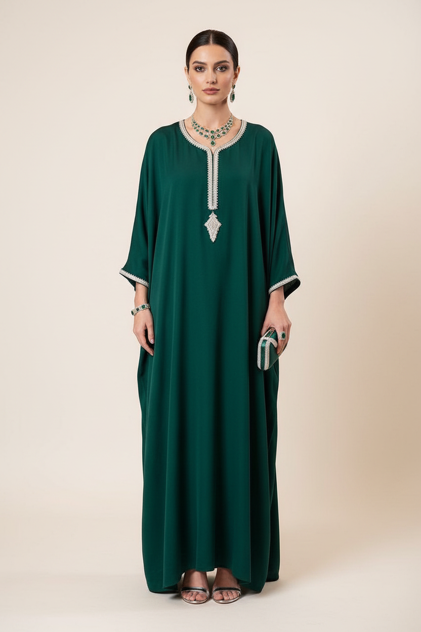 Emerald Dusk Kaftan