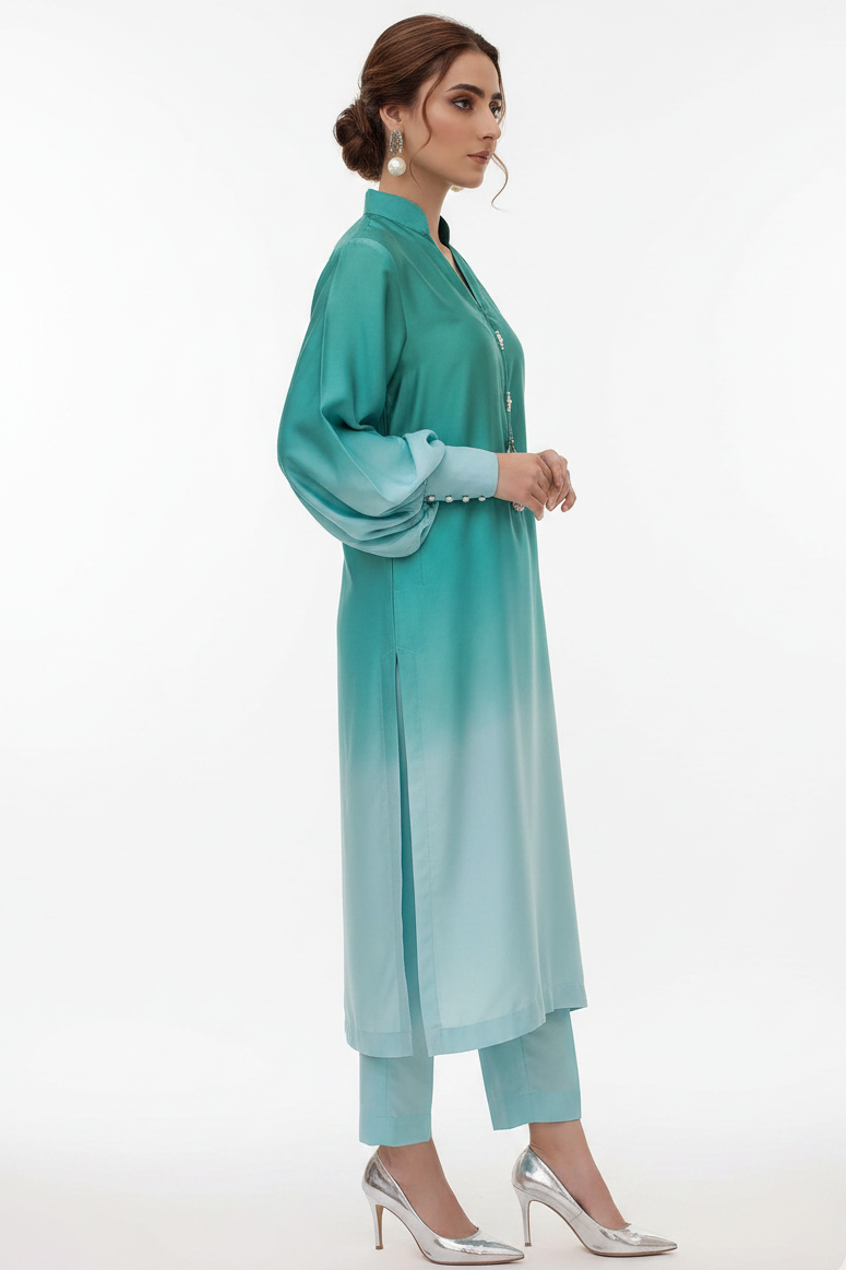 Teal Outfit Side
